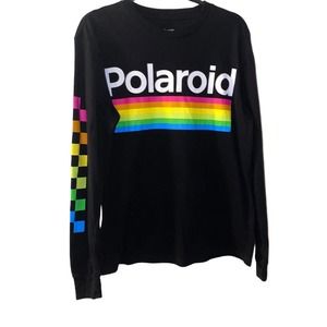 Polaroid Camera Long-Sleeved T-Shirt - Size Large